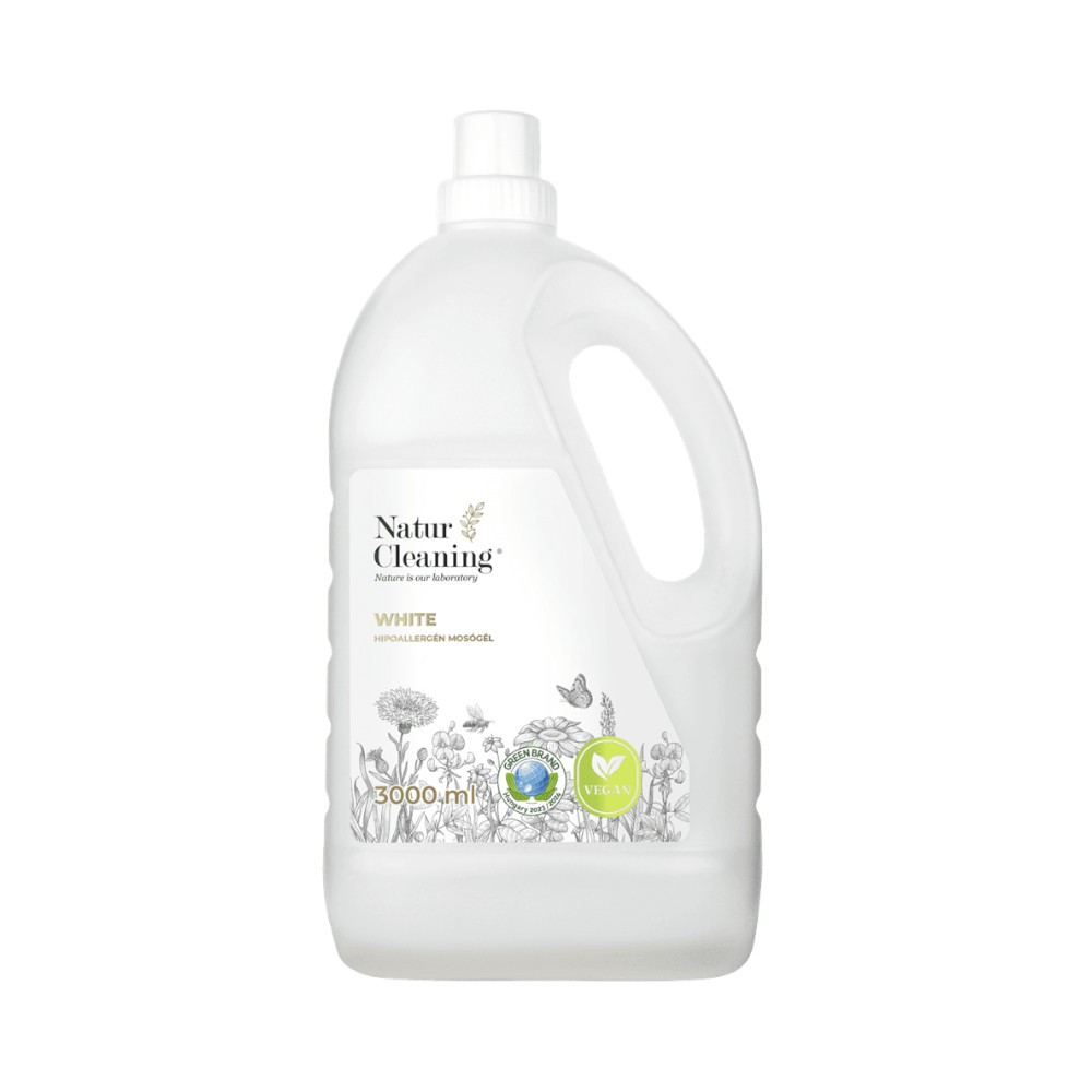 Naturcleaning wash taps white hipoallergén mosógél 3000 ml