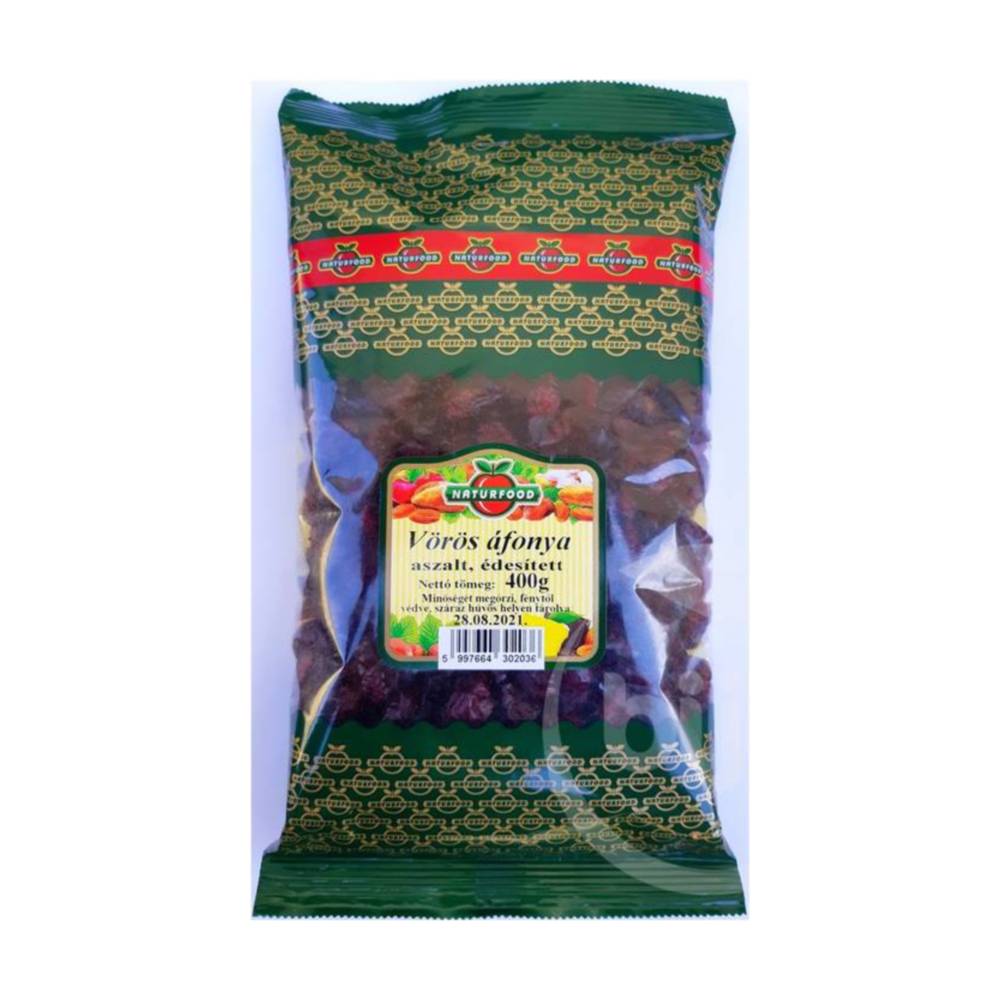 Suszone żurawina Naturfood 400 g