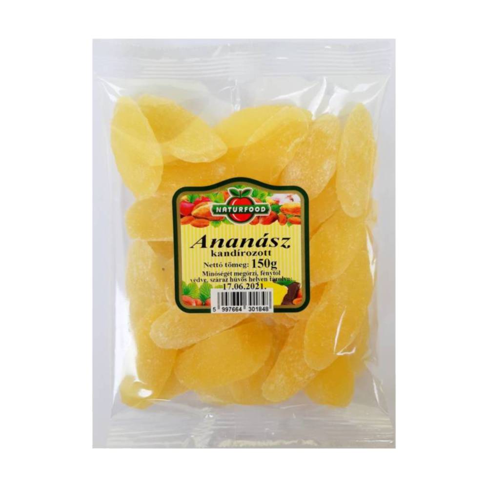 Kandyzowany ananas Naturfood 150 g