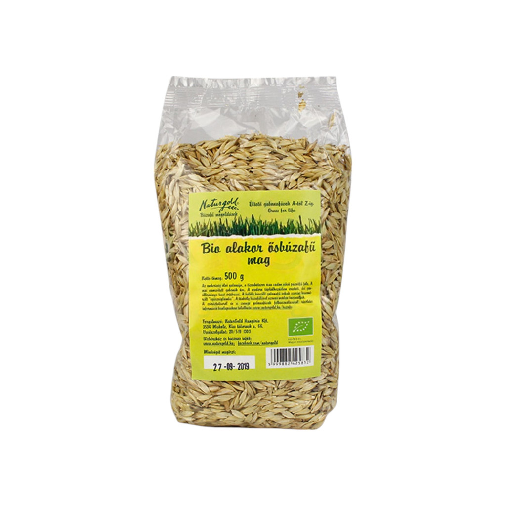 Naturgold organiczne całe nasiona trawy pszenicznej 500 g