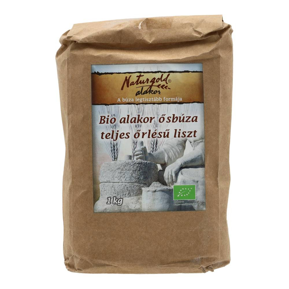 Naturgold bio teljes őrlésű alakor ősbúzaliszt 1000 g