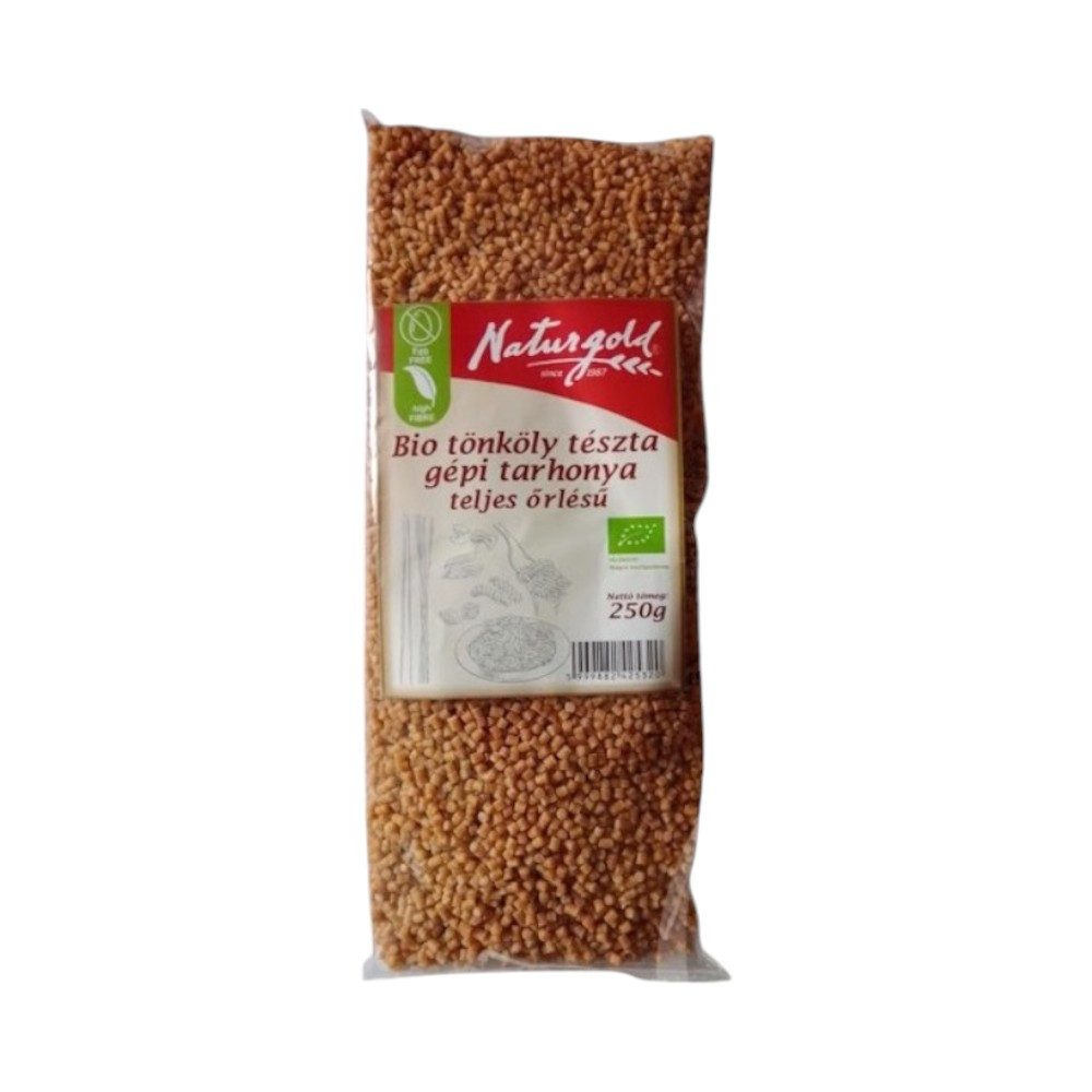 Naturgold bio tönköly tészta teljes őrlésű gépi tarhonya 250 g