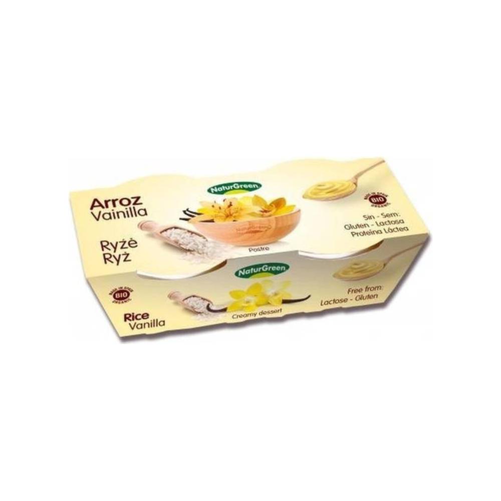 Naturgreen organic rice dessert vanilla 2x125g 250g