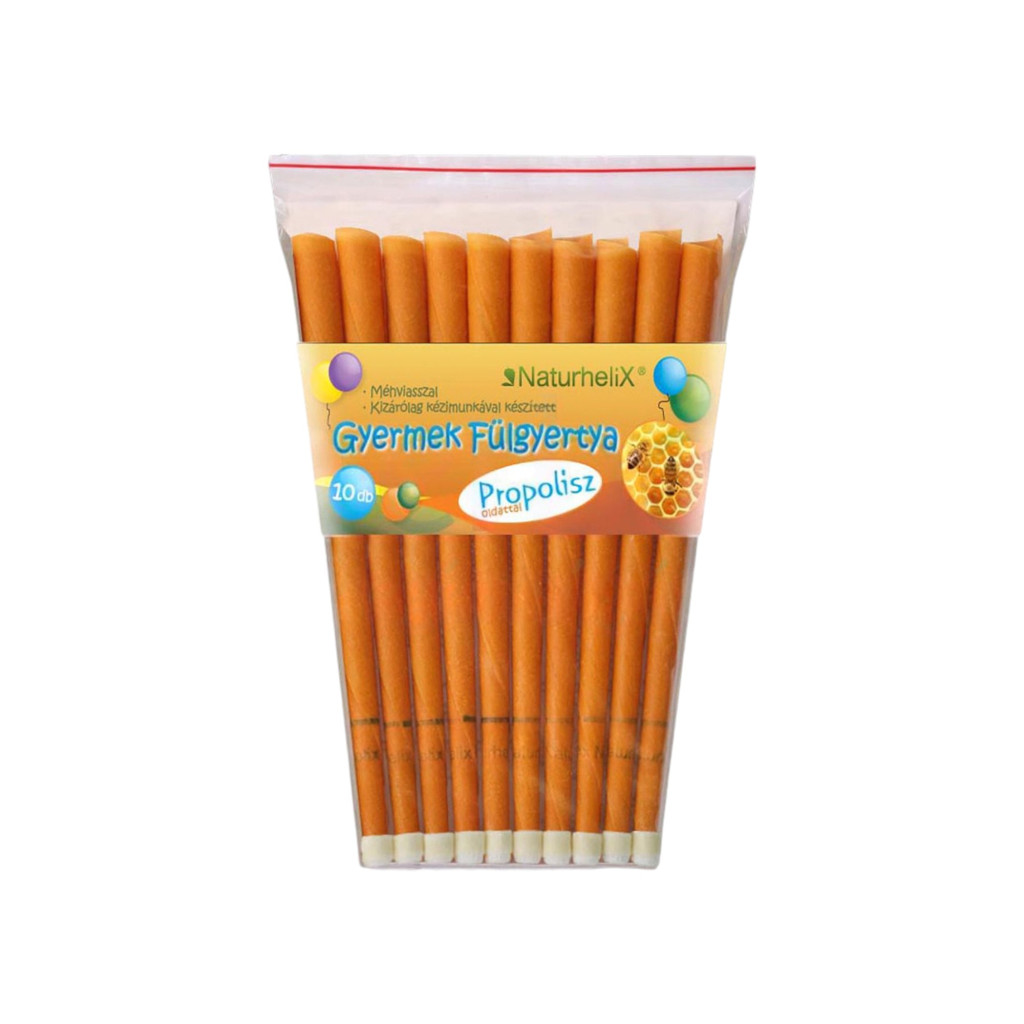 Naturhelix Ohrkerze für Kinder mit Propolis, 10 Stück