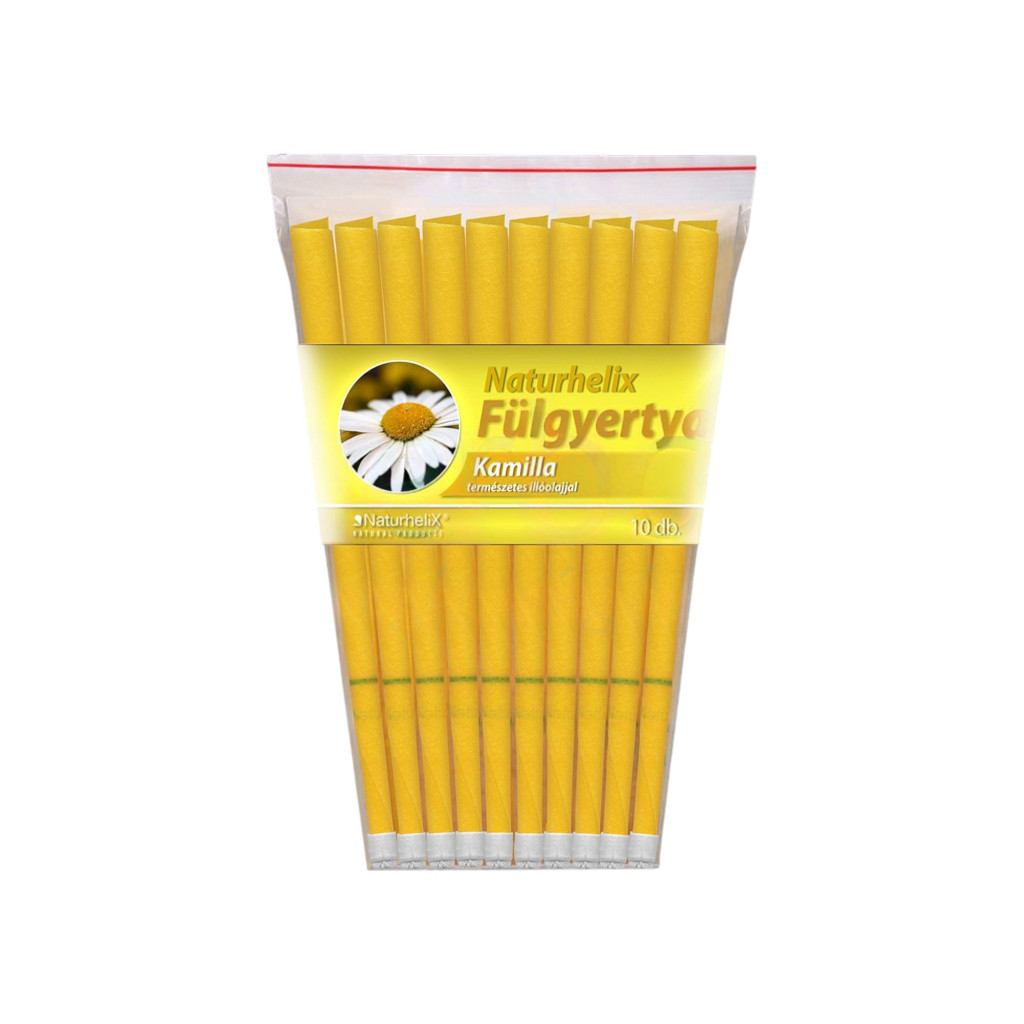 Naturhelix ear candle with chamomile, 10 pieces