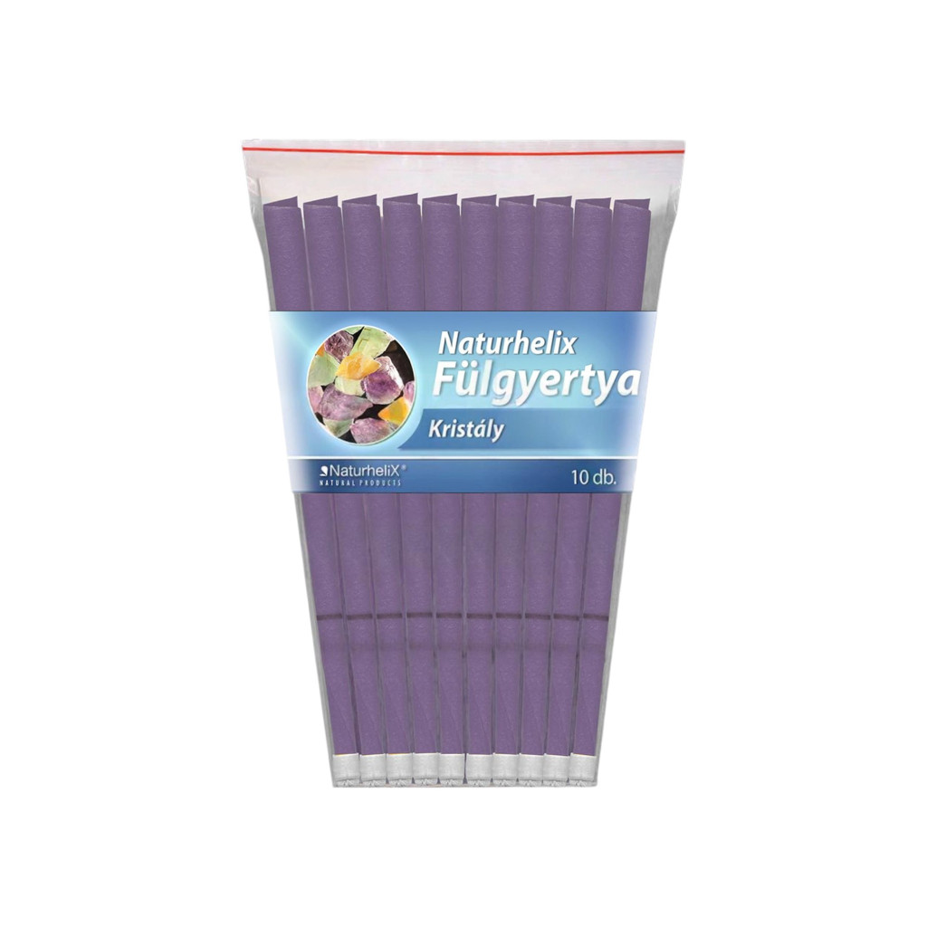 Naturhelix ear candle crystal, 10 pieces