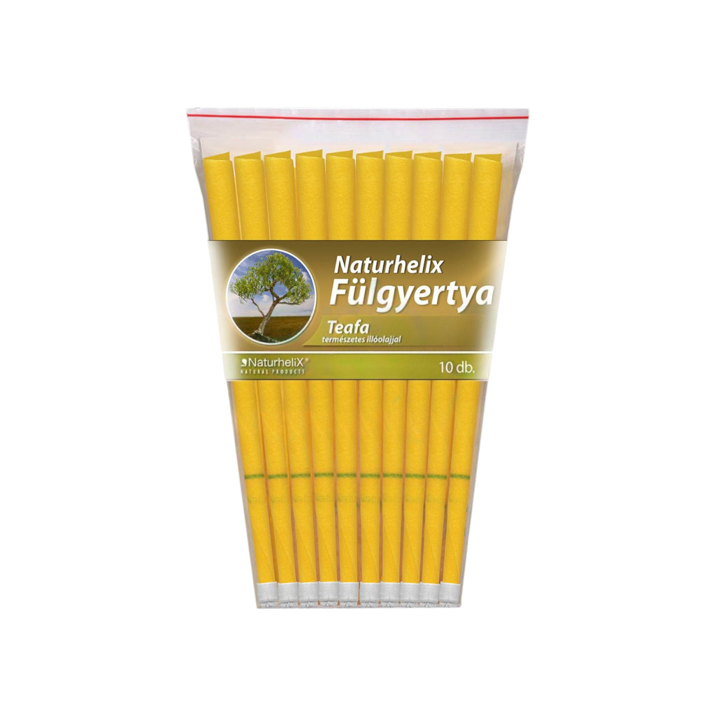Naturhelix ear candle with tea tree oil, 10 pieces