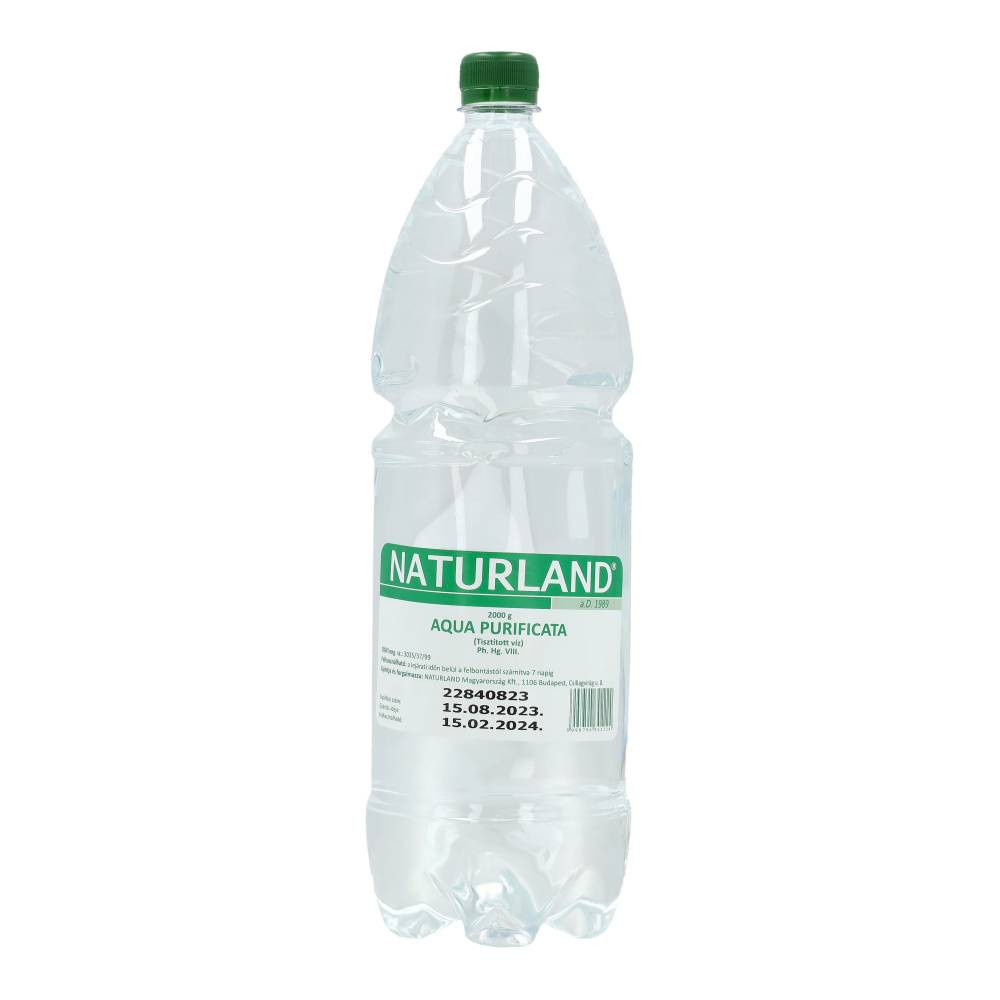 NATURLAND AQUA PURIFICATA TISZTÍTOTT VÍZ 2000 ml