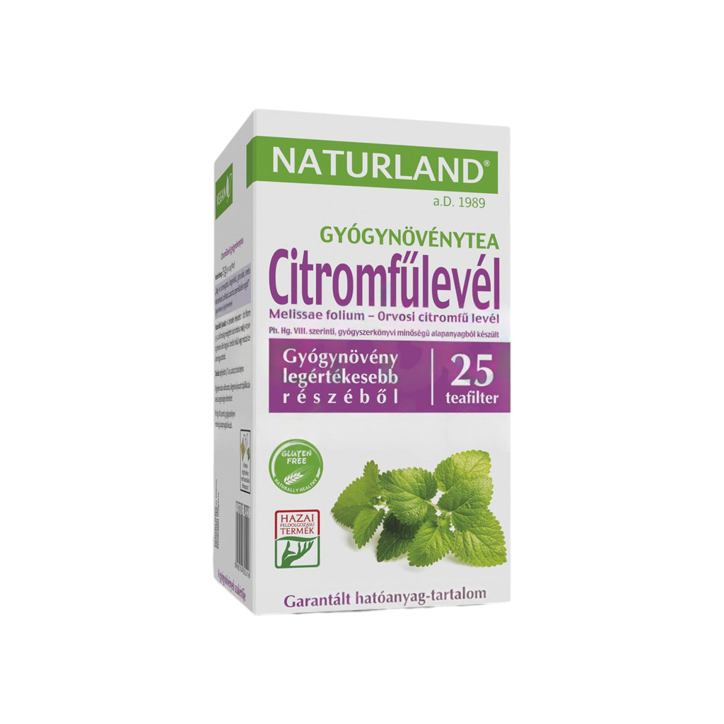 Čaj z listov citrónového balzámu Naturland 25x1g 25 g