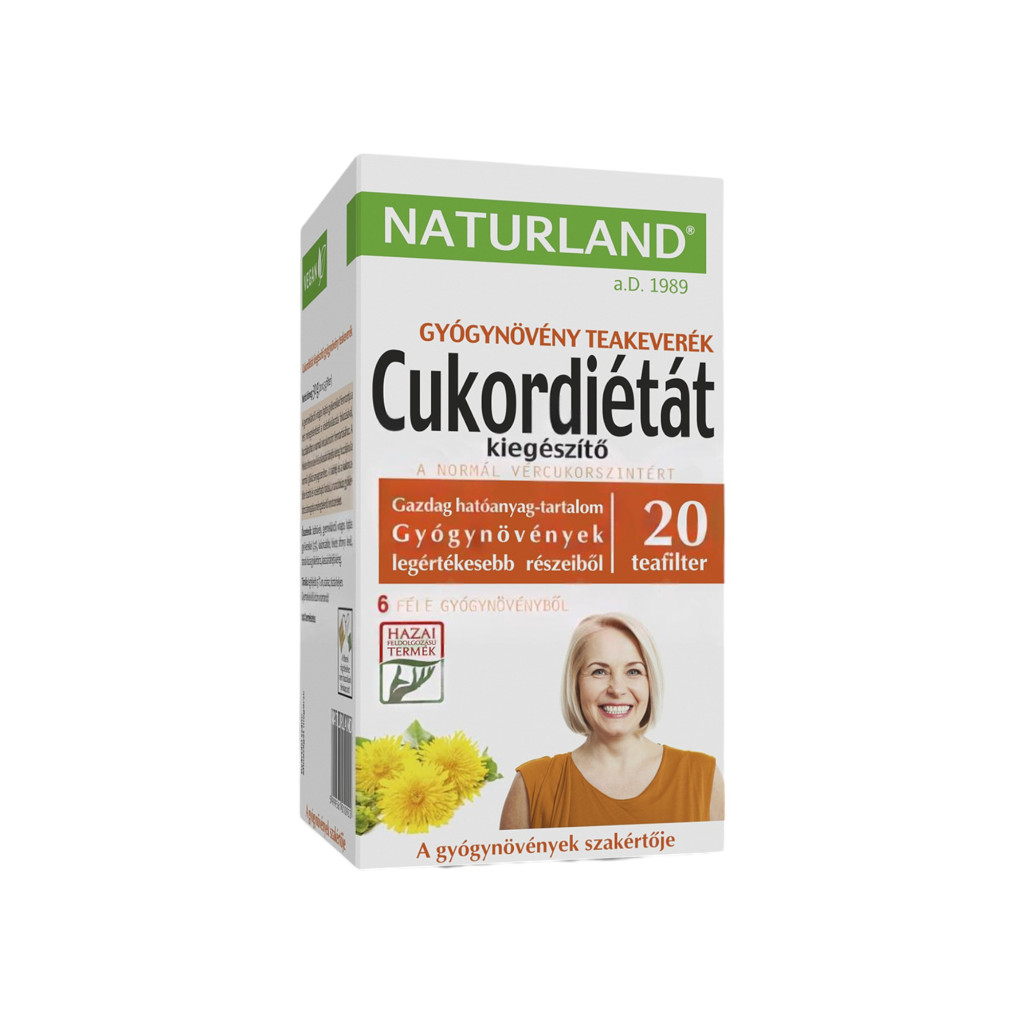 Bylinný čajový přípravek doplňující dietu bez cukru Naturland 30 g