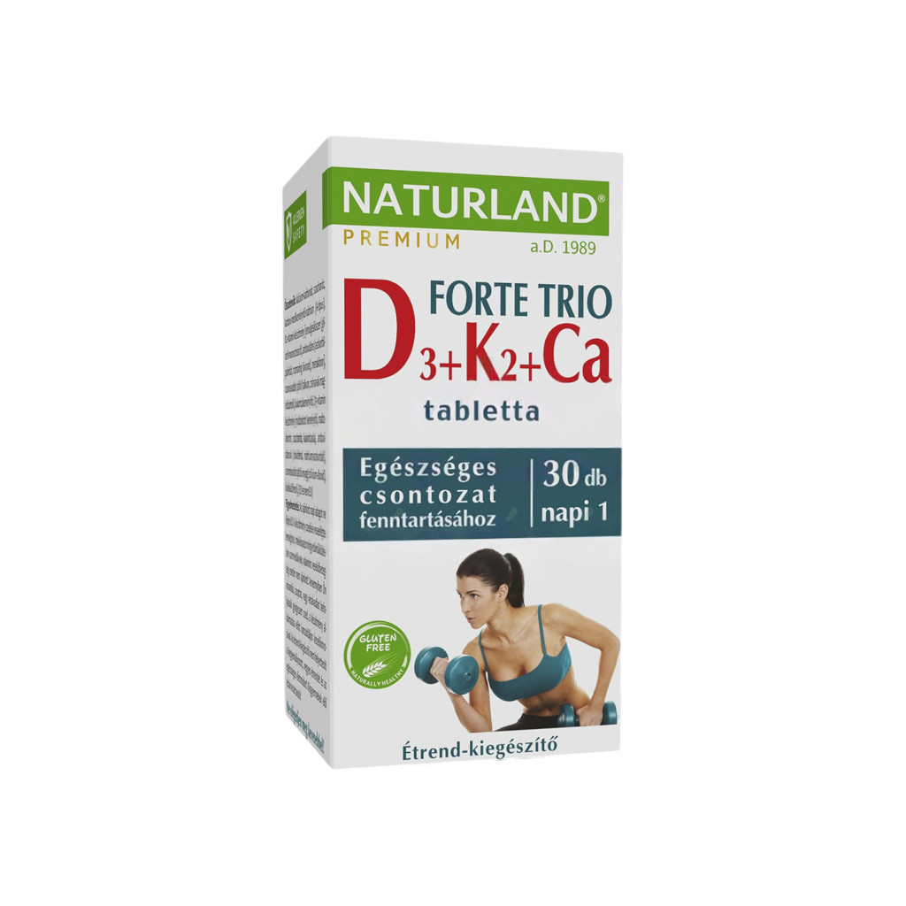 Naturland d3+k2+ca forte trio 30 Stk