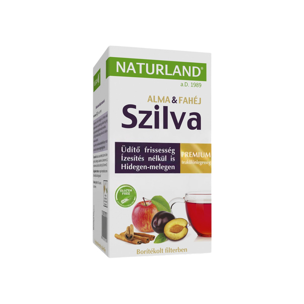 NATURLAND PREMIUM PLUM-APPLE-CINNAMON TEA 20 pcs