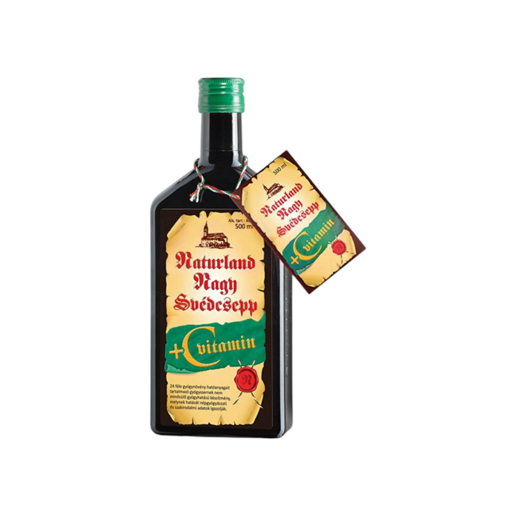 Picături suedeze Naturland + vitamina C 500 ml