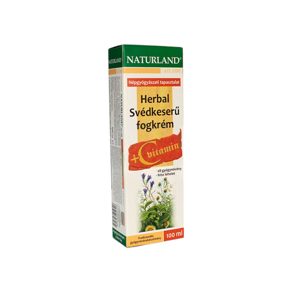 Hořká zubní pasta Naturland s vitamínem C 100 ml