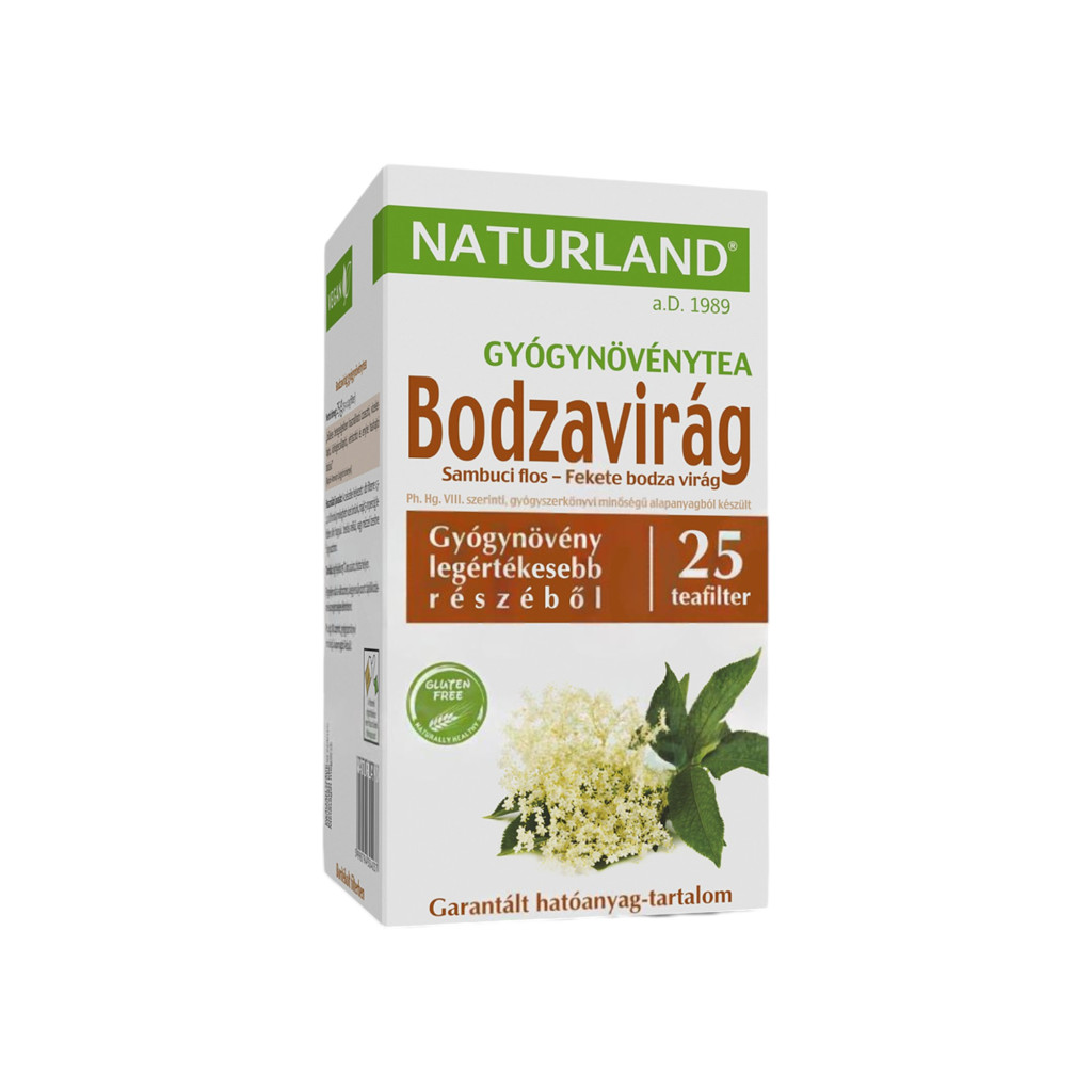 NATURLAND ELDERFLOWER TEA BAGS 25 pcs