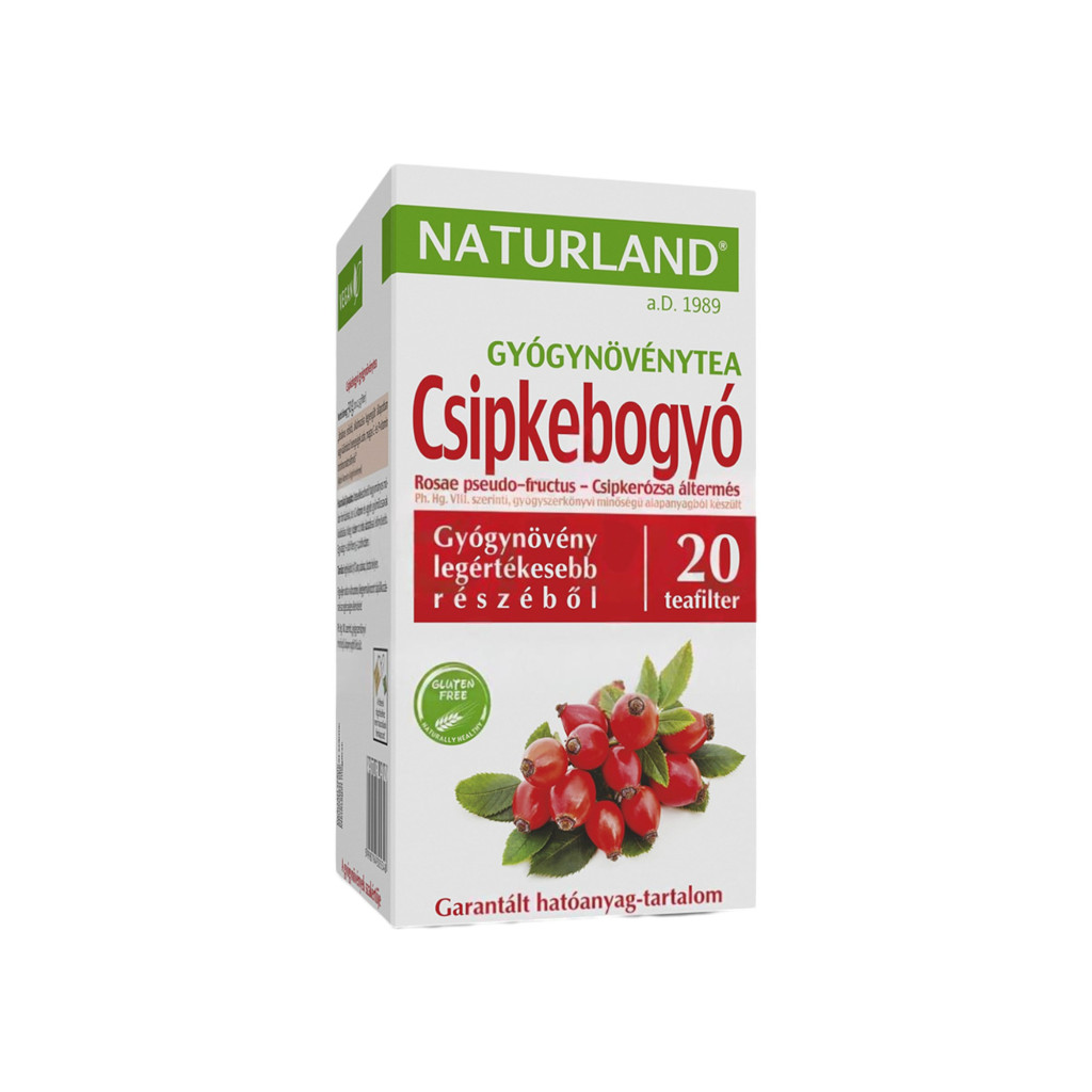 NATURLAND TEA CSIPKEBOGYÓ FILTERES 25 db