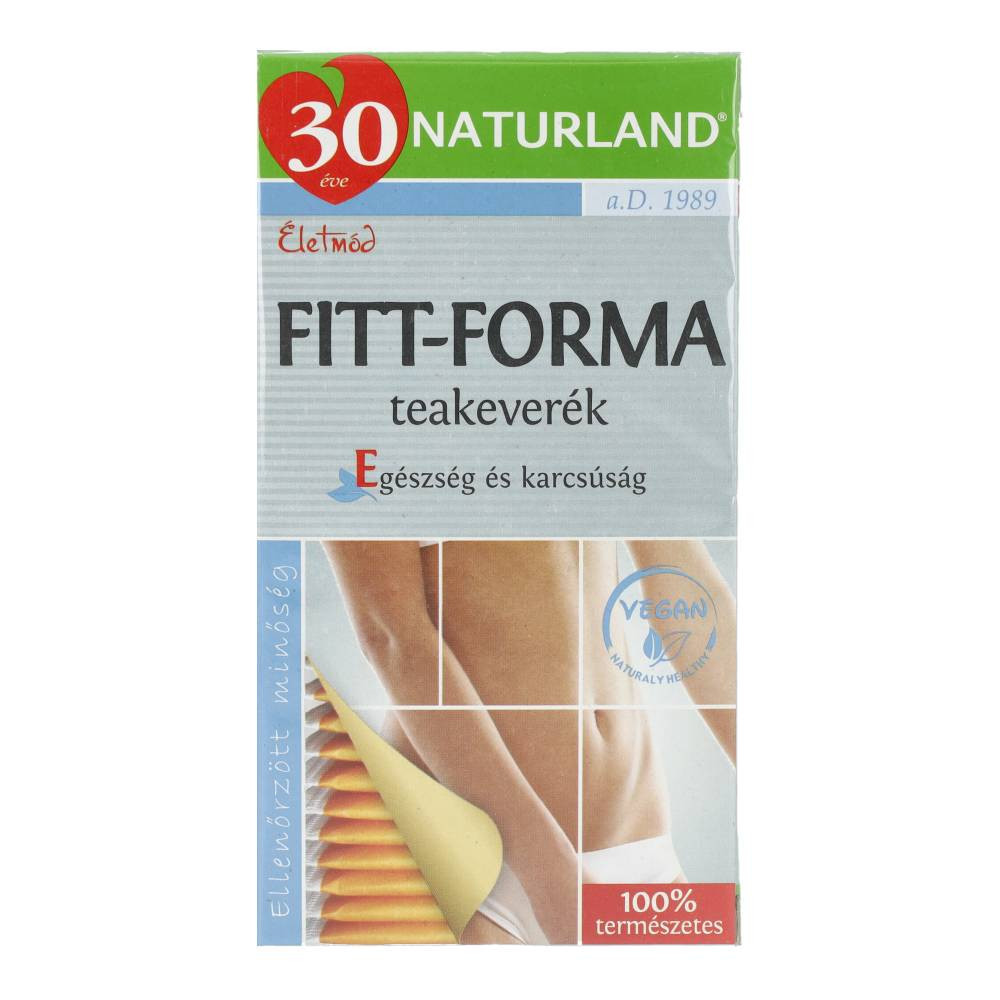 Bylinný čajový mix NATURLAND Fit-Forma, filtrové sáčky, 20 ks