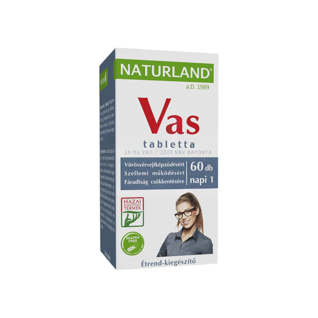 Tablete de fier Naturland, 60 buc