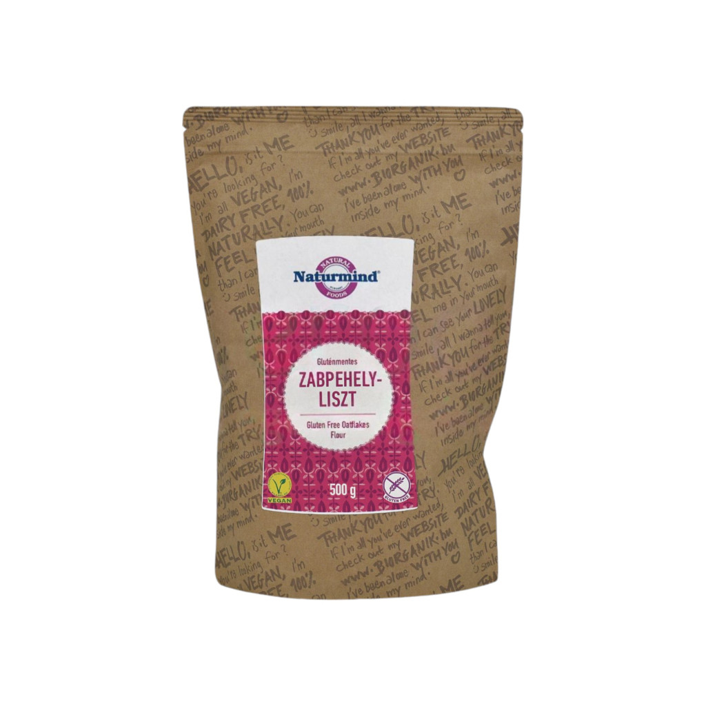 Făină de fulgi de ovăz fără gluten Naturmind 500 g