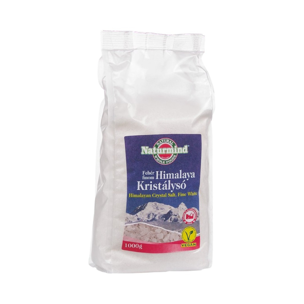 Naturmind Himalayan salt, fine white, 1000 g