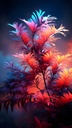 Rêverie florale néon