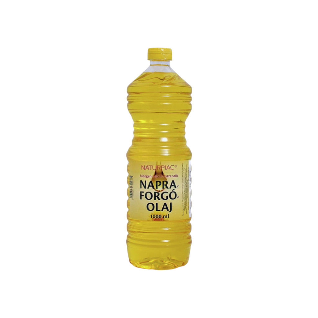 Ulei de floarea-soarelui presat la rece extra virgin Naturpiac 1000 ml