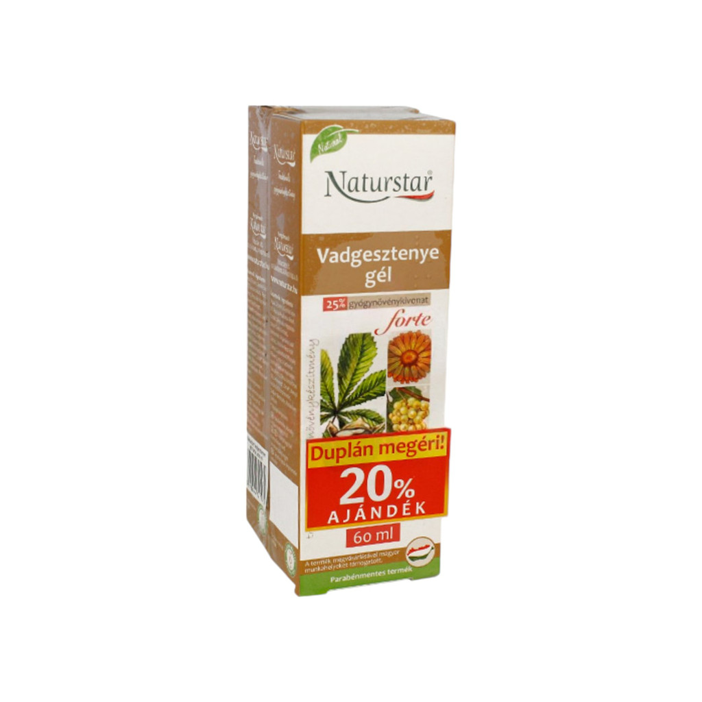 NATURSTAR WILD CHESTNUT GEL FORTE DOUBLE 2X60 ml