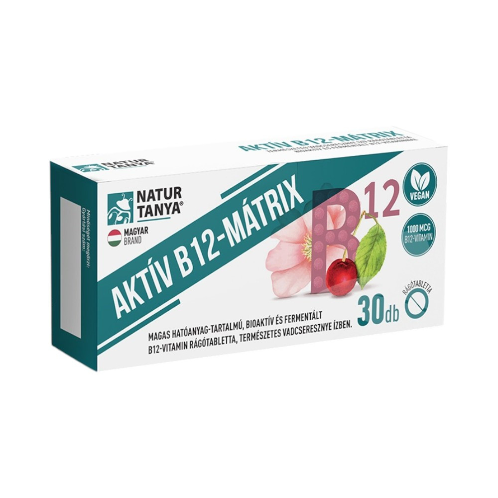 Naturtanya aktív b12-mátrix rágótabletta 30 db