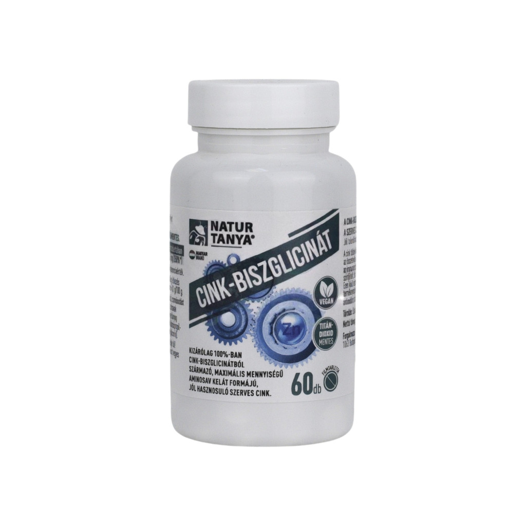 Naturtanya cink-biszglicinát tabletta 60 db