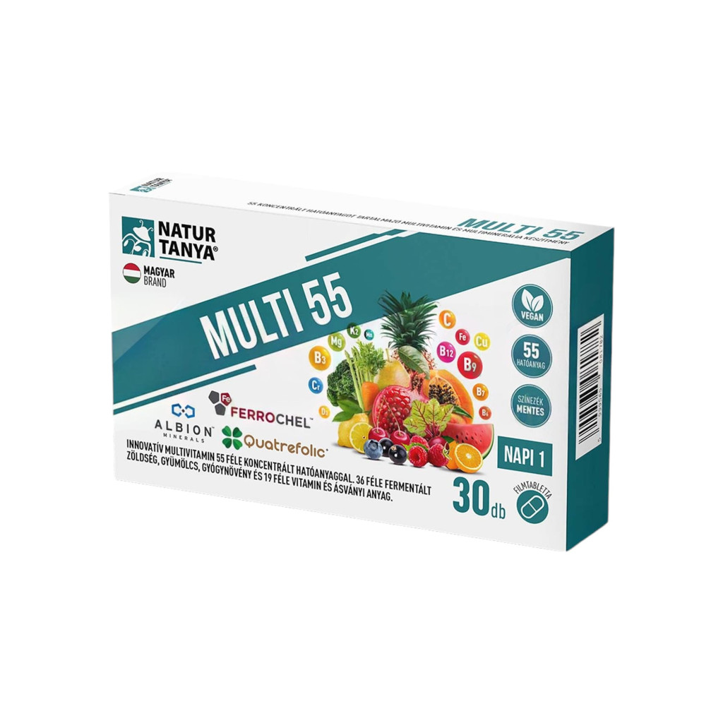 Naturtanya multi 55, 30 tablete de multivitamine fermentate