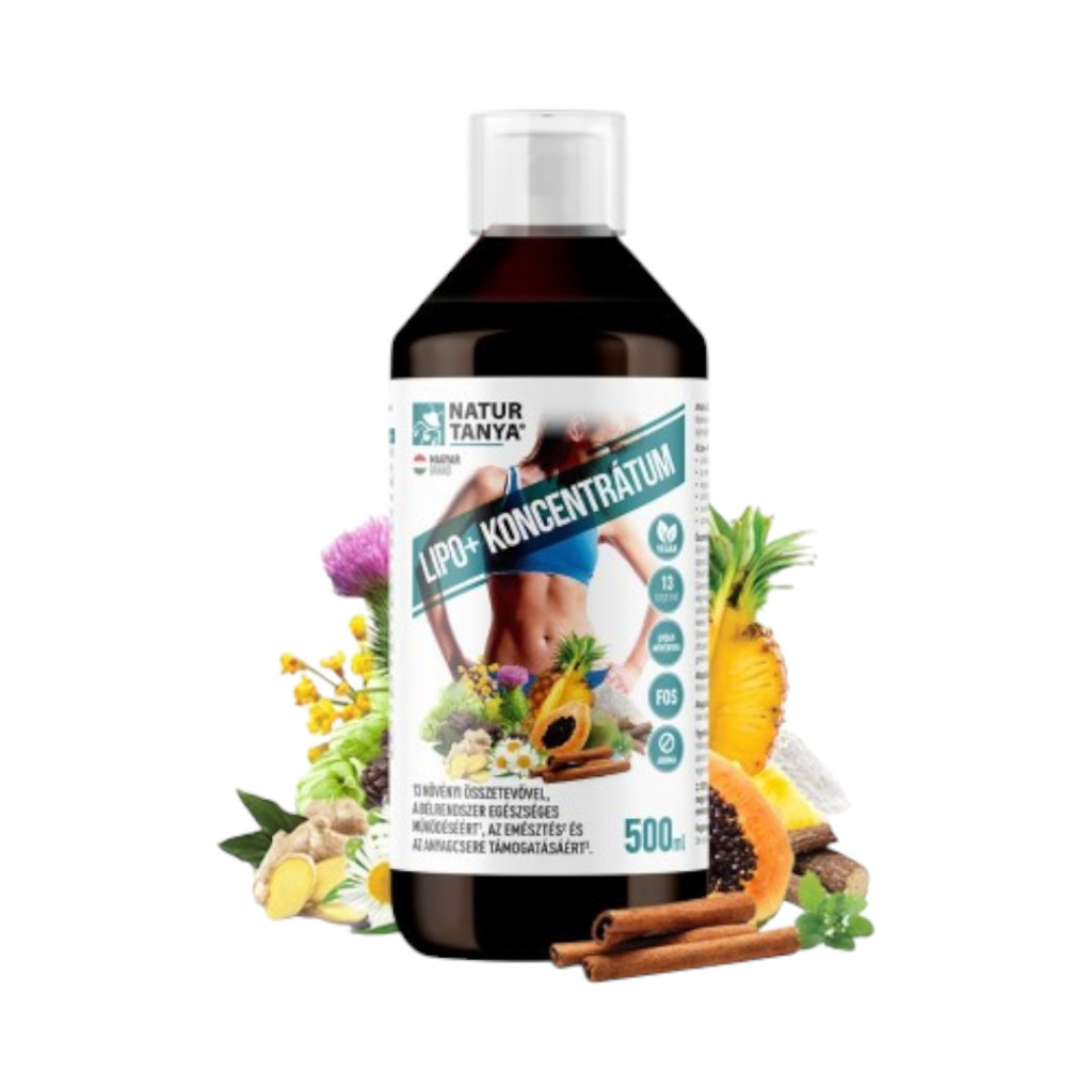 Špeciálna kúra na ploché brucho Naturtanya, lipo+flat, 500 ml