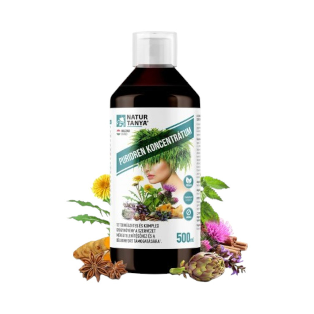 Extract de detoxifiere Naturtanya cu puridren specchiasol, 500 ml