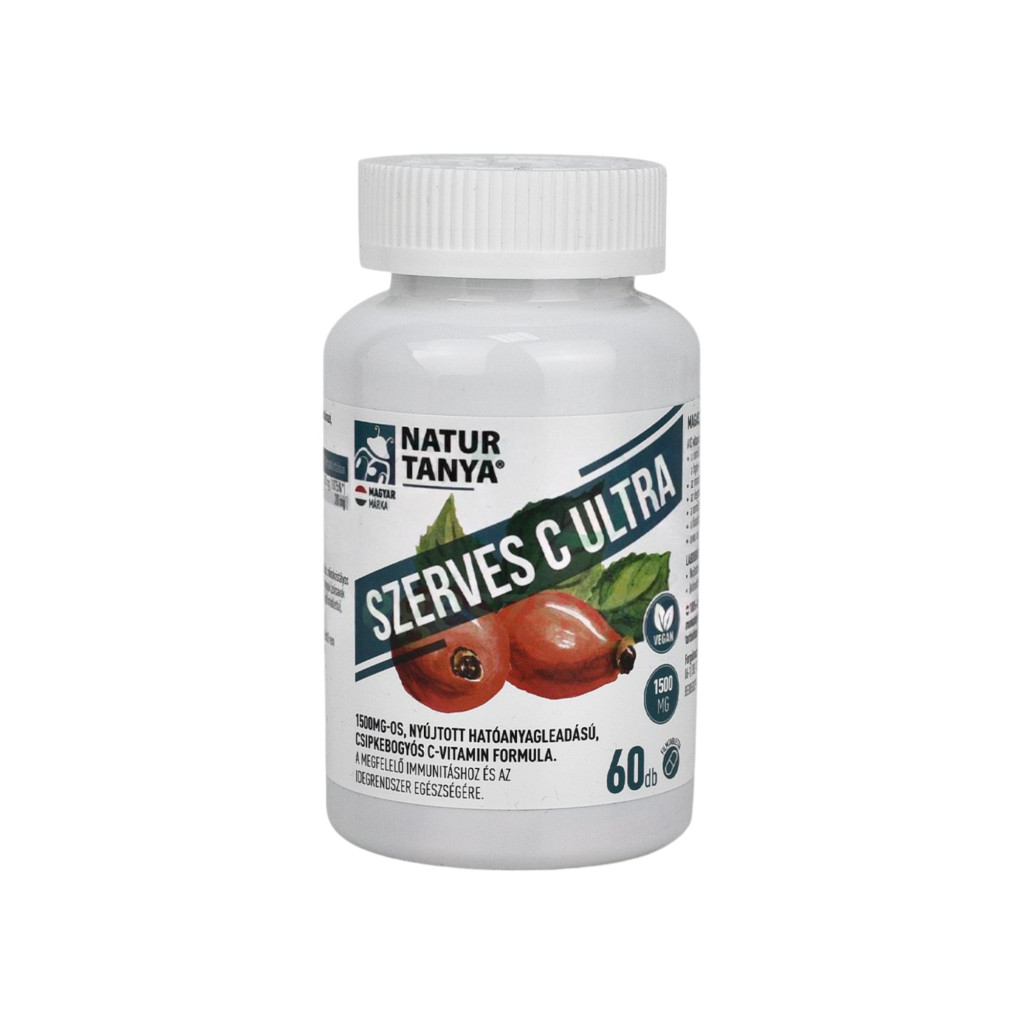 Naturtanya Bio Vitamin C 1500 mg Retard Vitamin C mit Hagebuttenextrakt Tabletten 60 Stück