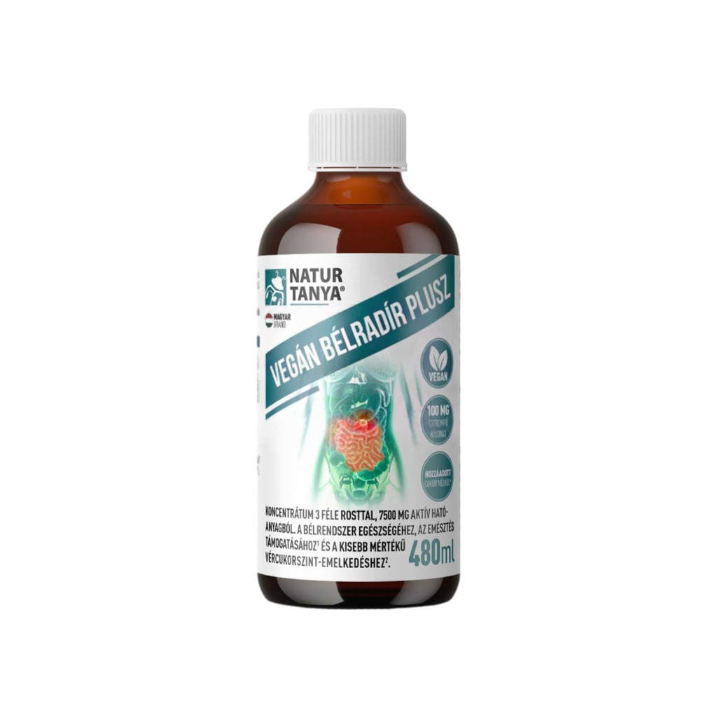 Naturtanya vegán bélradír plusz 480 ml