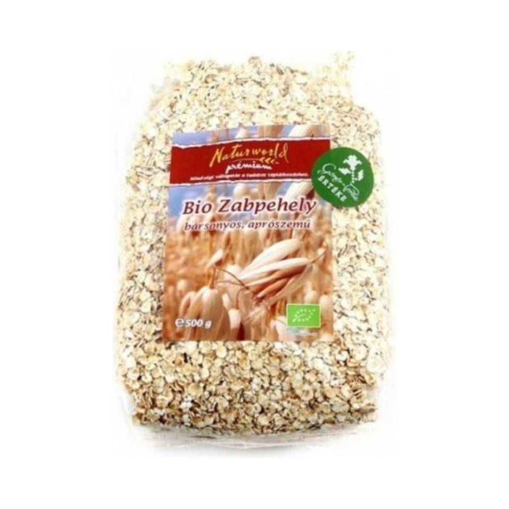 Semizeul de fulgi de ovăz integral Natuworld Bio 500 g