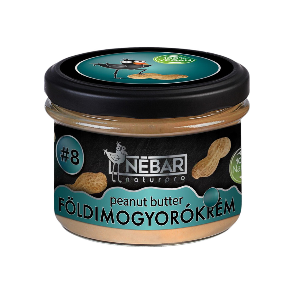 Přírodní arašídové máslo Nébar 100% 180 g