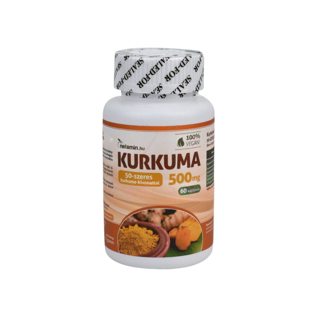 Netamin kurkuma 500mg kapszula 60 db