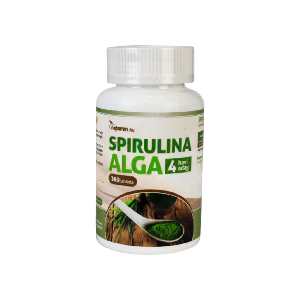 Tablety s algou spirulina Netamin 360 ks