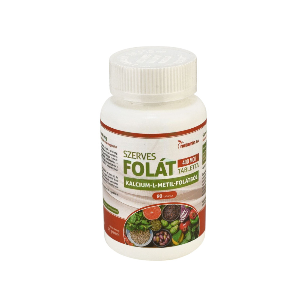 Tabletki Netamin z organicznym folianem 400 mcg, 90 szt.