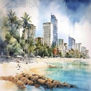 Oasis urbain tropical