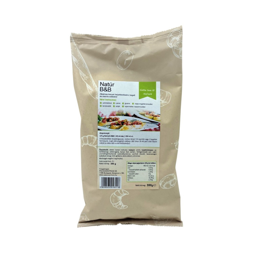 NoCarb B&amp;B natúr rostkeverék 350g (bagett és buci) Gotta love it!