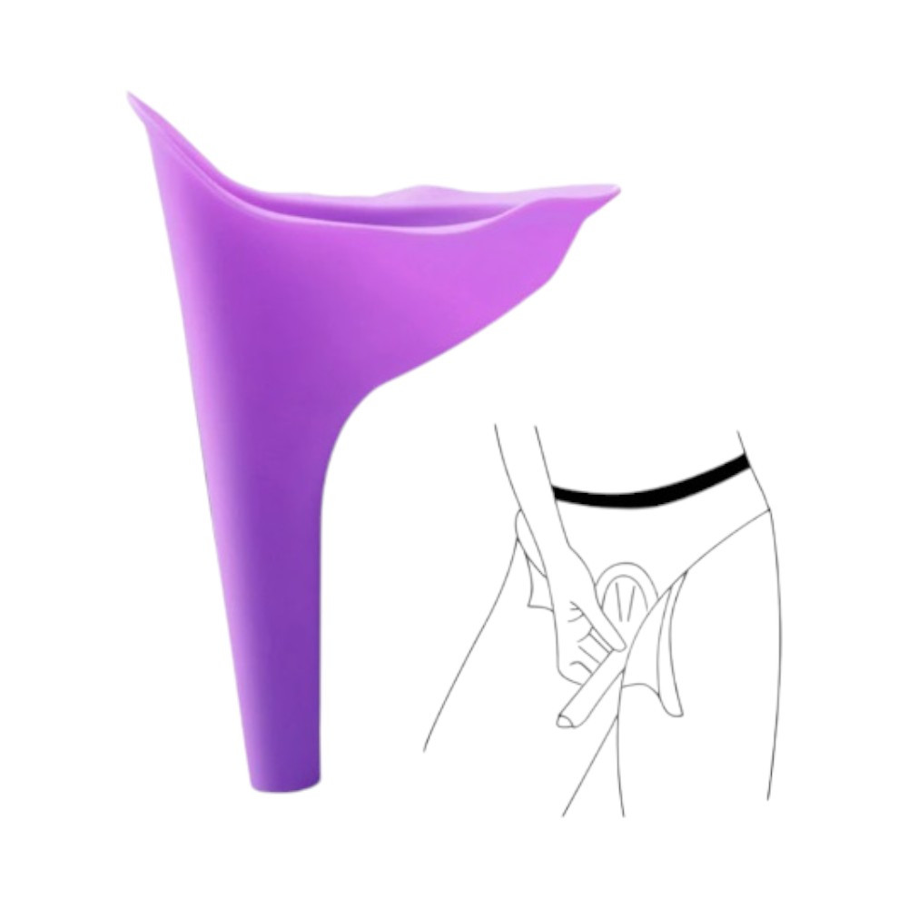 Women's silicone urinal funnel, 1 pc