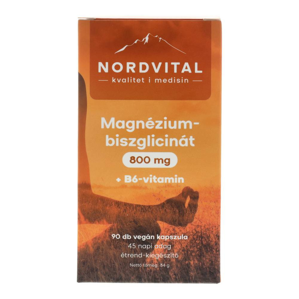Nordvital magnézium-biszglicinát kapszula 90 db