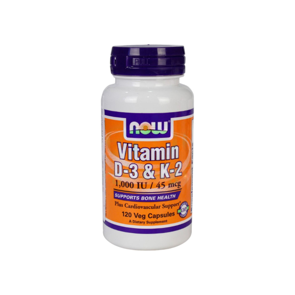 NOW  VITAMIN D-3 &amp; K-2 KAPSZULA 120  db