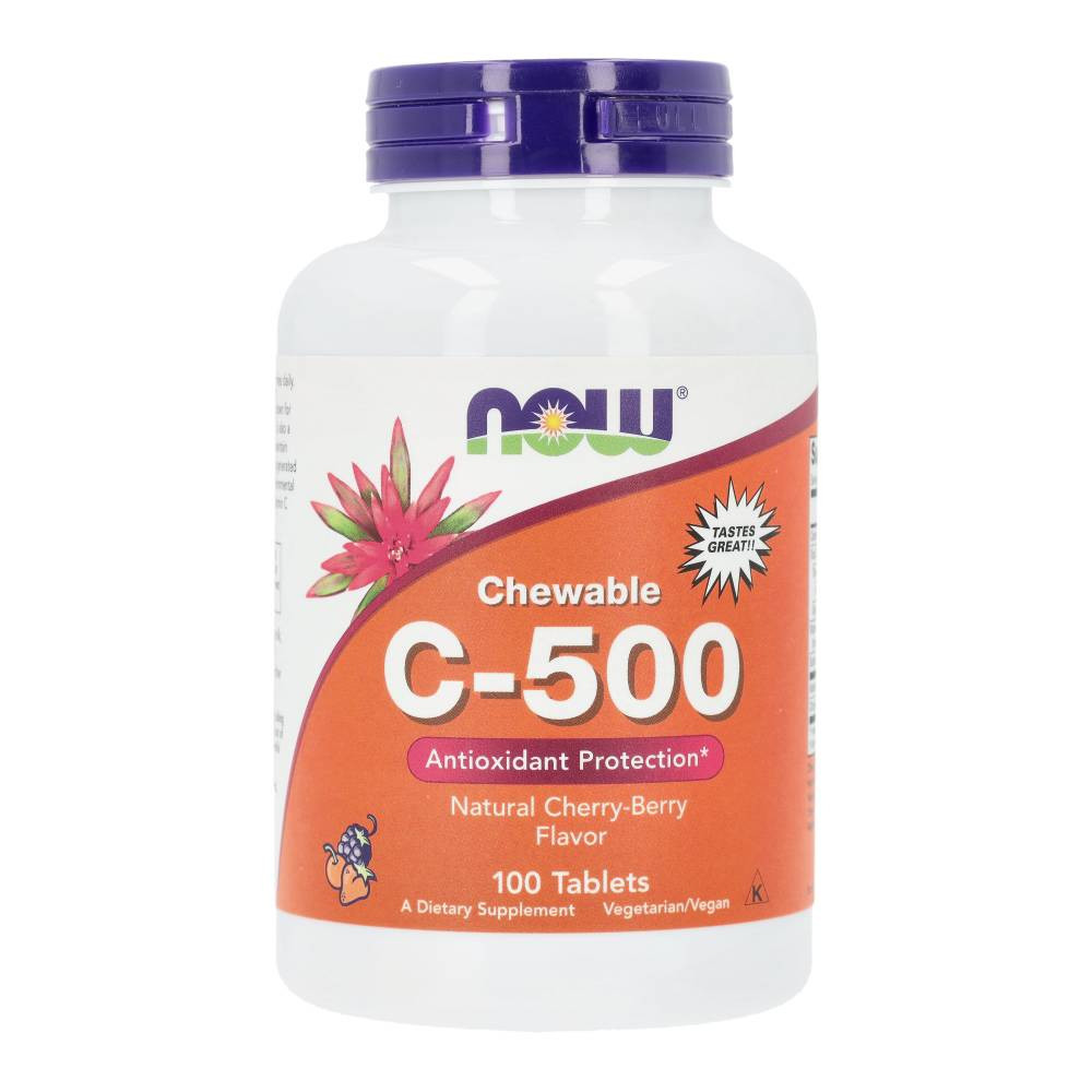 Now c-500 cherry flavored chewing tablet 100 pieces