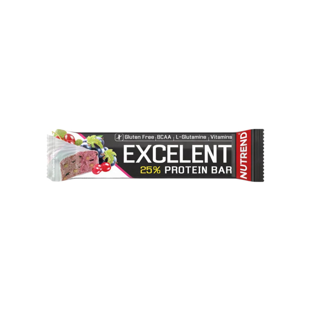 NUTREND EXCELENT proteină din plăcintă cu afine negre și zmeură cu iaurt acoperit cu 85 g