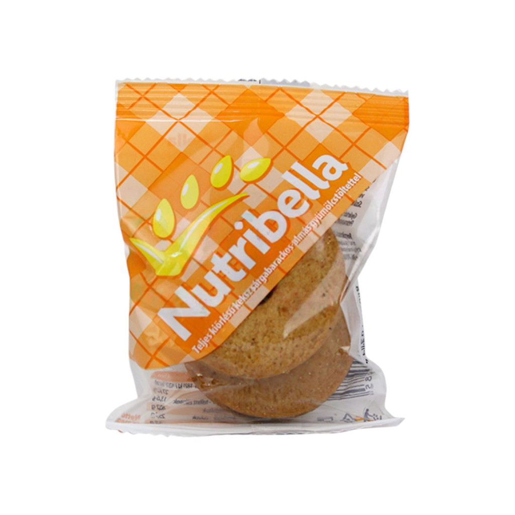 Whole wheat cookies Nutribella with apricot and apple dressing 50 g