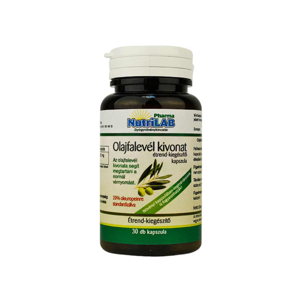 Capsule cu extract de frunze de maslin Nutrilab, 30 buc.