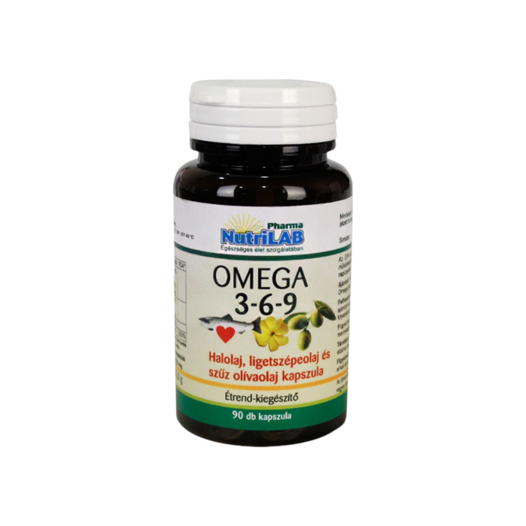 Nutrilab Omega 3-6-9 500 mg 90x 90 Stk