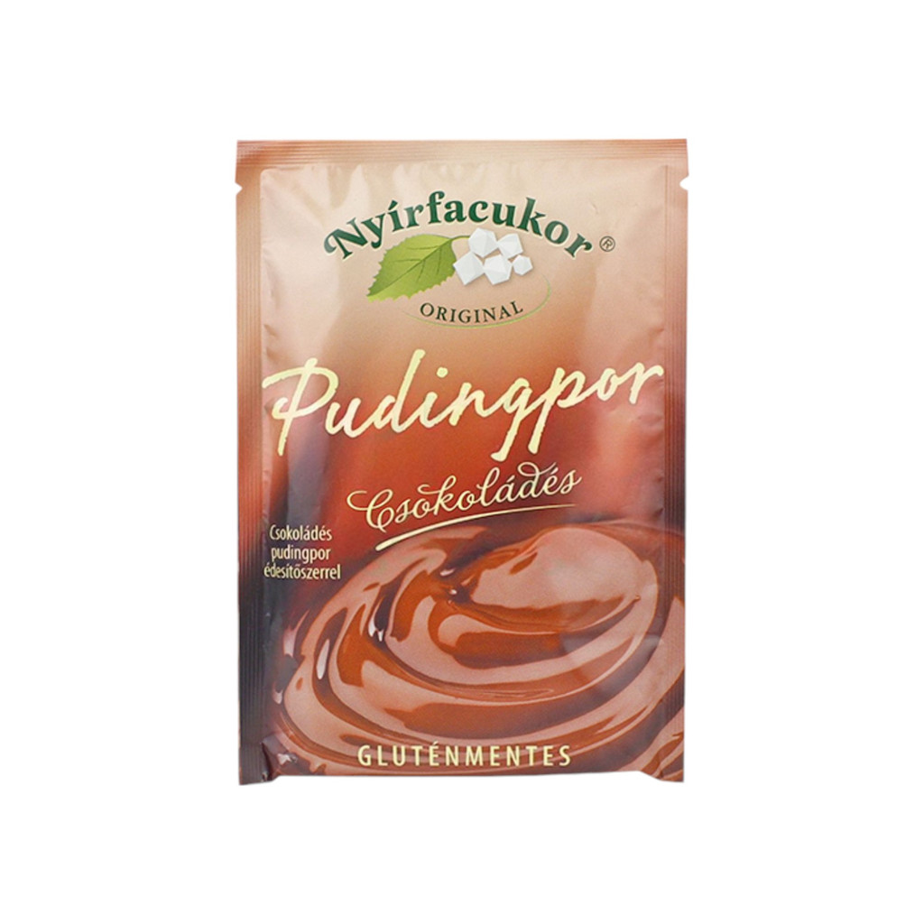 Birkenzucker glutenfreies Schokoladenpuddingpulver 75 g